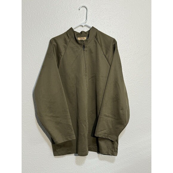 VTG Scentlok Classic Men's Zip Up XL Jacket Olive Green Hunting Logo Made in USA - Picture 1 of 10